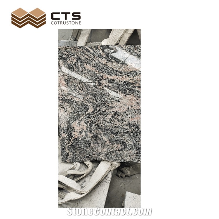 China Hebei Juparana Granite Economic Multicolour Grain
